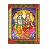 Satvik Lord Vishnu (Narayan) and Goddess Lakshmi Ji Photo frame (2)