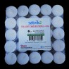 Satvik Tea light Wax Candles (100pcs, 38mm 1 1/2", Unscented), 1 Box