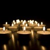 Satvik Tea light Wax Candles (100pcs, 38mm 1 1/2", Unscented), 1 Box