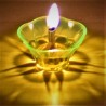 Satvik Designer Multicolour Floating Reflection Acrylic Diyas,Set of 4