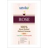 Satvik Rose Incense Sticks (Agarbatti for prayer). 100% Hand rolled Natural rose Made from  No Charcoal, No Chemicals & No Synth