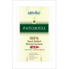 Satvik Patchouli Incense Sticks (Agarbatti for prayer). 100% Hand rolled Natural Patchouli Made from  No Charcoal, No Chemicals