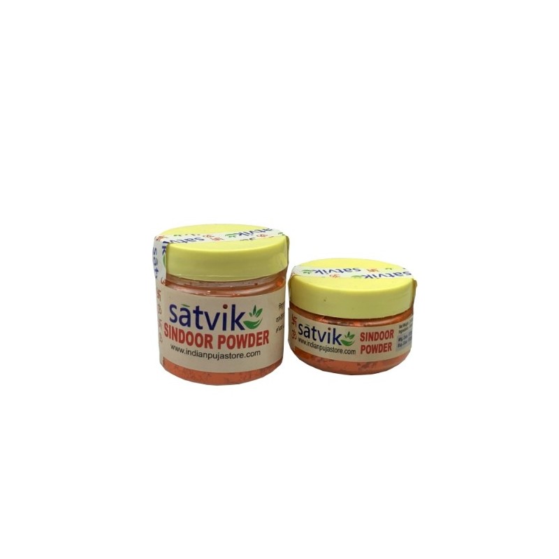 Satvik Natural Sindoor Powder (Orange), 50gm. Used by  married Indian women