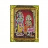 Satvik Lord Vishnu (Narayan) and Goddess Lakshmi Ji Photo frame (1)