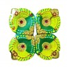 Colorful Clay Diyas (10) For Festivals or Prayers. Traditional and Handcrafted. These earthen clay diyas have been used for Diwa
