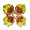 Colorful Clay Diyas (9) For Festivals or Prayers. Traditional and Handcrafted. These earthen clay diyas have been used for Diwal
