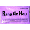 Rang De holi Color Powder (Gulal), 600g (6 Colors). 100g packets of red, pink, green, yellow, orange & blue.