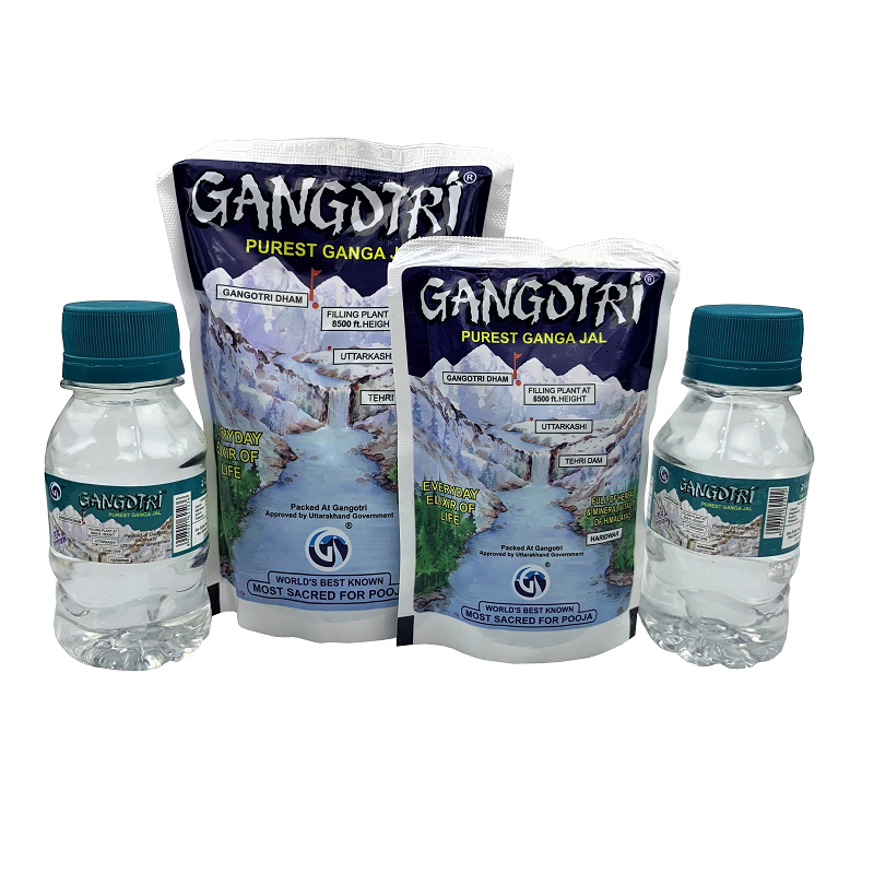 Gangotri  Ganga Jal 100ml contains Purest Ganga Jal is free from impurities & 100% safe. Enjoy the taste of Purity!
