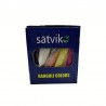 Satvik Rangoli Powder with 10 Colours for every Devotional Occasion, 500g. Non-toxic and safe colour powders made of natural ing