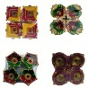 Colorful Clay Diyas (9) For Festivals or Prayers. Traditional and Handcrafted. These earthen clay diyas have been used for Diwal